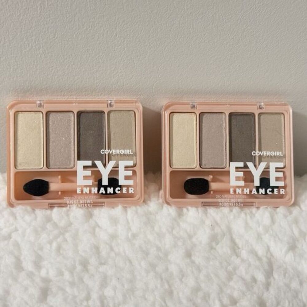 New COVERGIRL Eye Enhancers 4-Kit Eyeshadow, Shade 280 Nat Nudes, 0.19‎ oz (2)